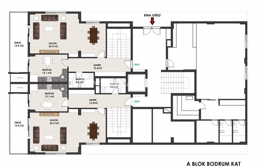 Appartementen Dichtbij Voorzieningen In Het Centrum Van Alanya 9