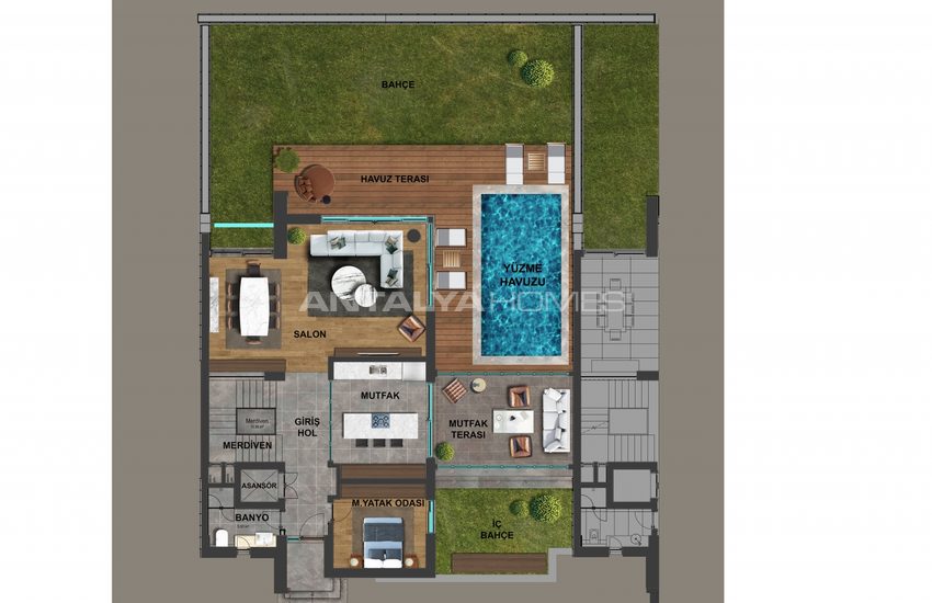 Villas with Private Pools and Spacious Gardens in Antalya 26