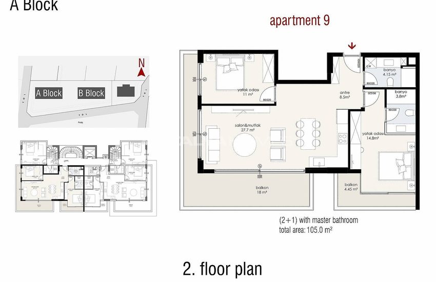 Appartements Bien Situés Dans Un Complexe À Alanya 32