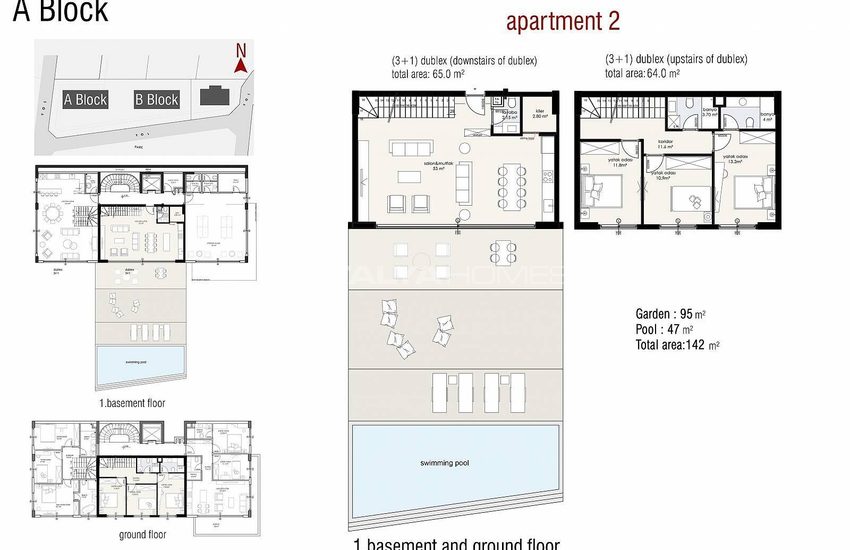Appartements Bien Situés Dans Un Complexe À Alanya 39