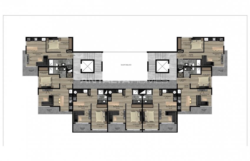 Luxurious Investment Apartments for Sale in Alanya Mahmutlar 18