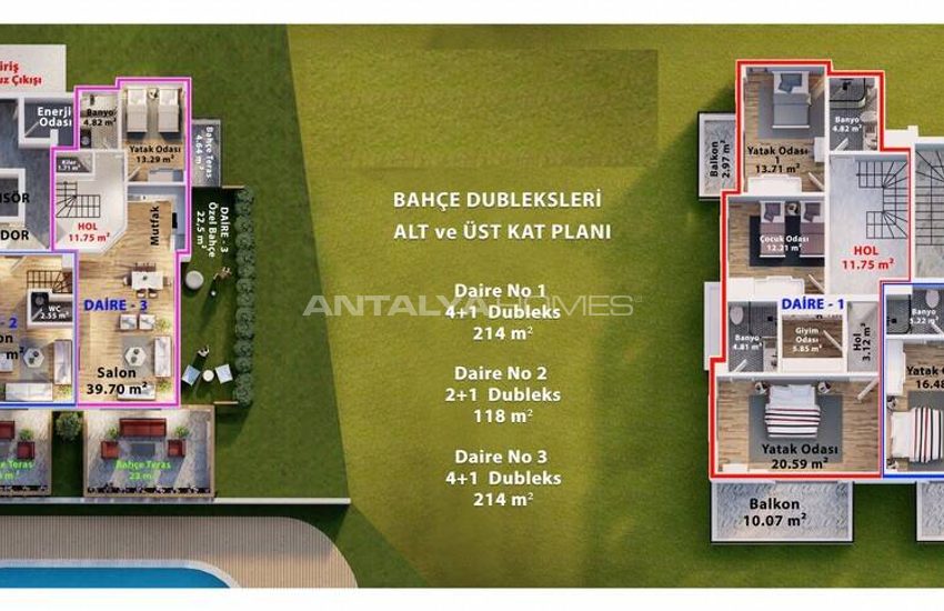 Appartements Concept Villa Avec Vue Sur Mer À Alanya 23