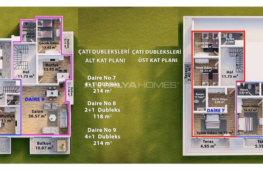 Appartements Concept Villa Avec Vue Sur Mer À Alanya 24