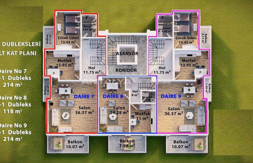 Appartements Concept Villa Avec Vue Sur Mer À Alanya 25