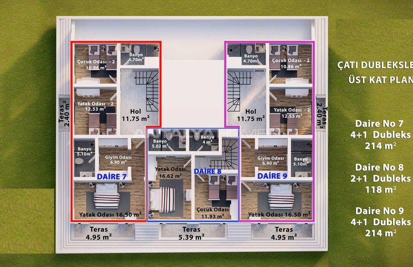Appartements Concept Villa Avec Vue Sur Mer À Alanya 26
