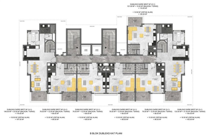 Luxury Apartments in a Residential Complex in Alanya 43