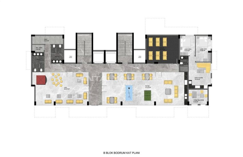 Luxury Apartments in a Residential Complex in Alanya 44
