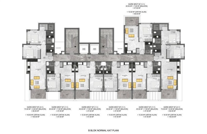 Luxury Apartments in a Residential Complex in Alanya 45