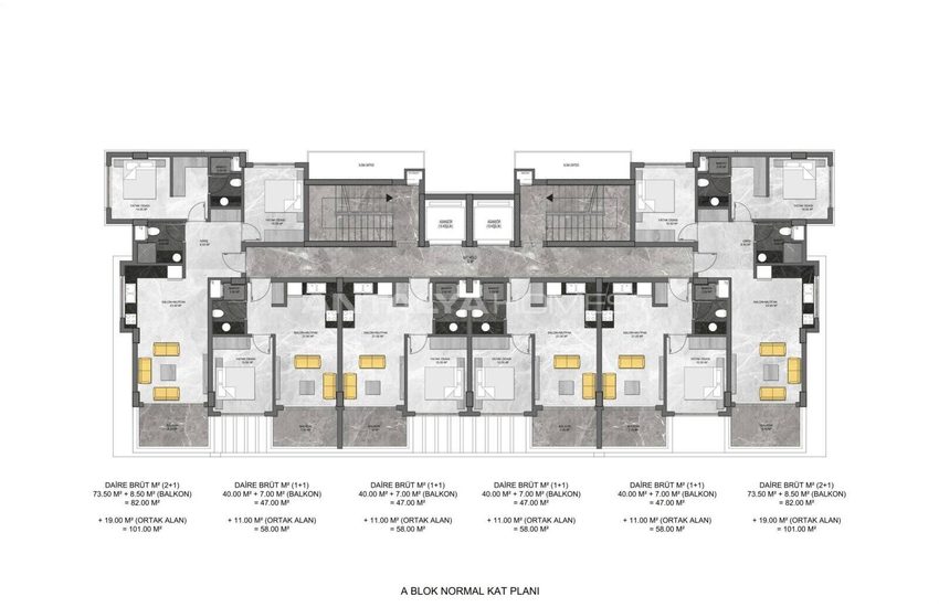 Luxury Apartments in a Residential Complex in Alanya 48