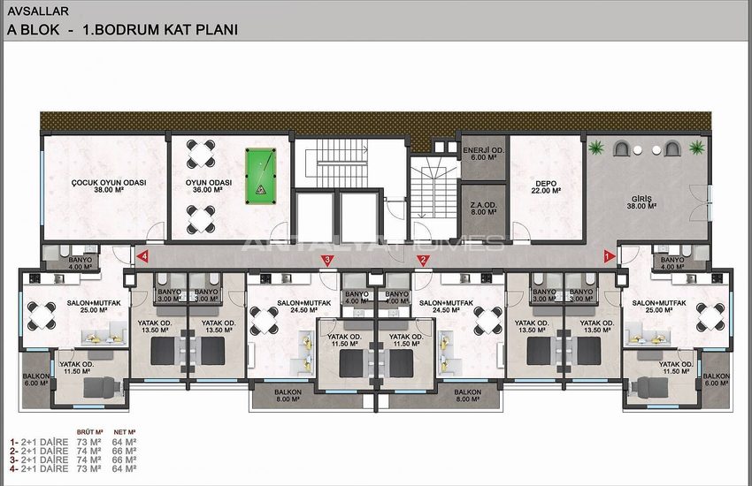 Appartements Alanya Avec Plage Privée Et Navette À Avsallar 35