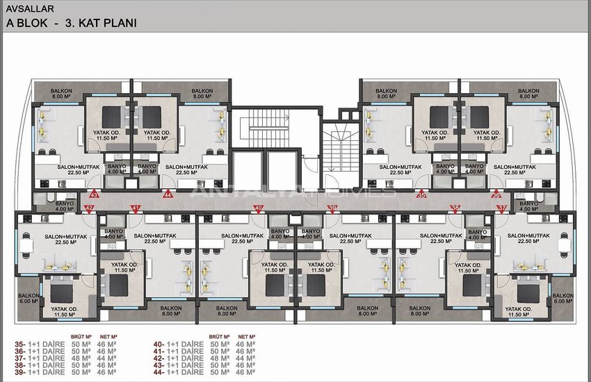 Appartements Alanya Avec Plage Privée Et Navette À Avsallar 38