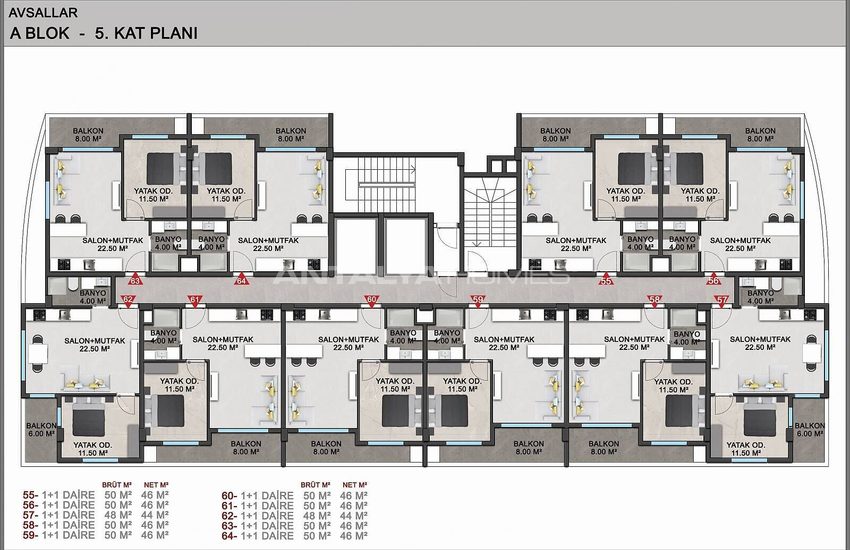 Appartements Alanya Avec Plage Privée Et Navette À Avsallar 40