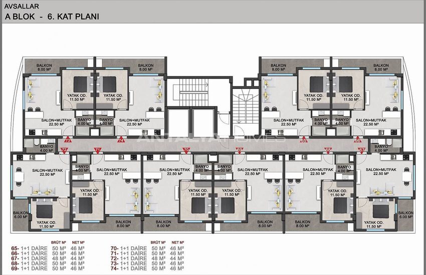 Appartements Alanya Avec Plage Privée Et Navette À Avsallar 41