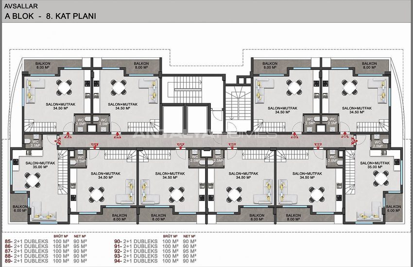 Appartements Alanya Avec Plage Privée Et Navette À Avsallar 43