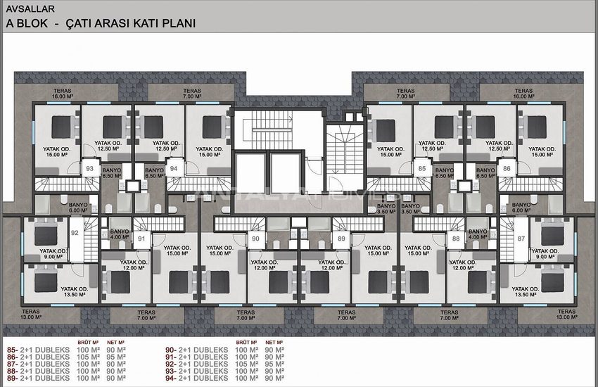 Appartements Alanya Avec Plage Privée Et Navette À Avsallar 44