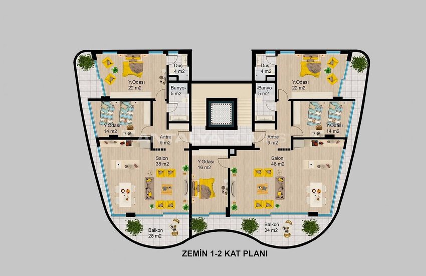 Boutique Concept Properties Close to the Airport in Alanya 40