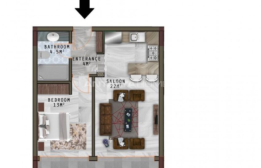 Zeezicht Appartementen In Een Hedendaags Project In Alanya 26