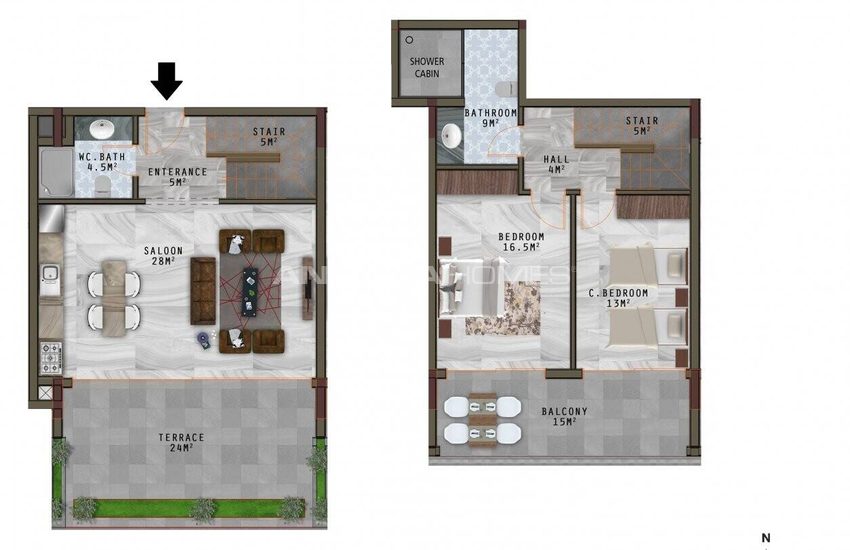 Zeezicht Appartementen In Een Hedendaags Project In Alanya 30