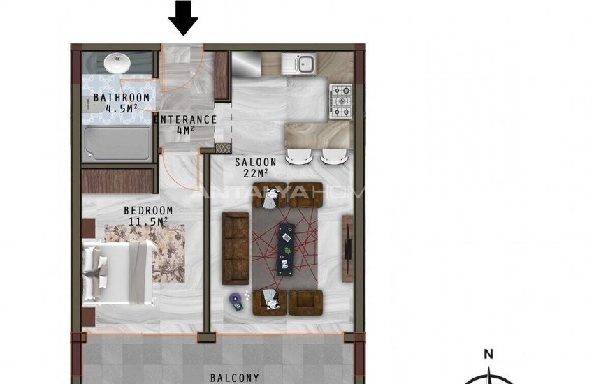 Zeezicht Appartementen In Een Hedendaags Project In Alanya 31