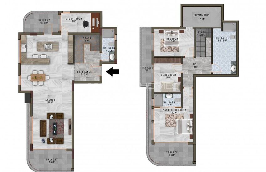 Zeezicht Appartementen In Een Hedendaags Project In Alanya 34