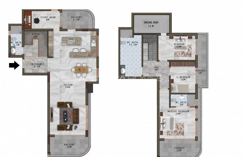 Zeezicht Appartementen In Een Hedendaags Project In Alanya 38
