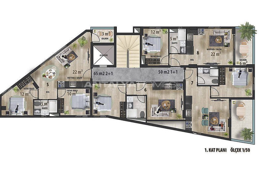 Brand New Luxurious Apartments Near Sea in Alanya Center 8