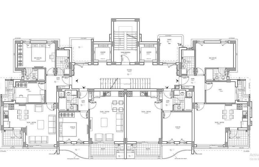 Luxueux Appartements En Complexe Hôtelier À Antalya Altintas 12