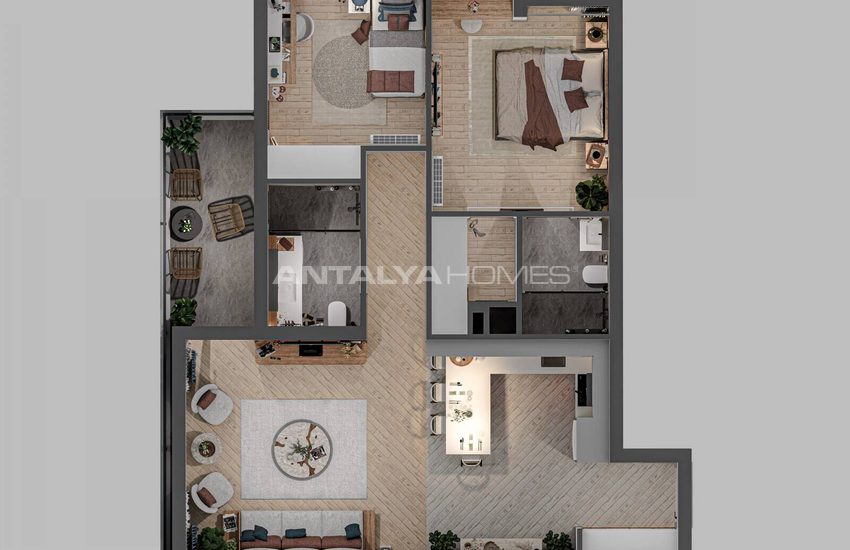 Immobiliers À Vendre Près Des Centres Commerciaux À Antalya 21