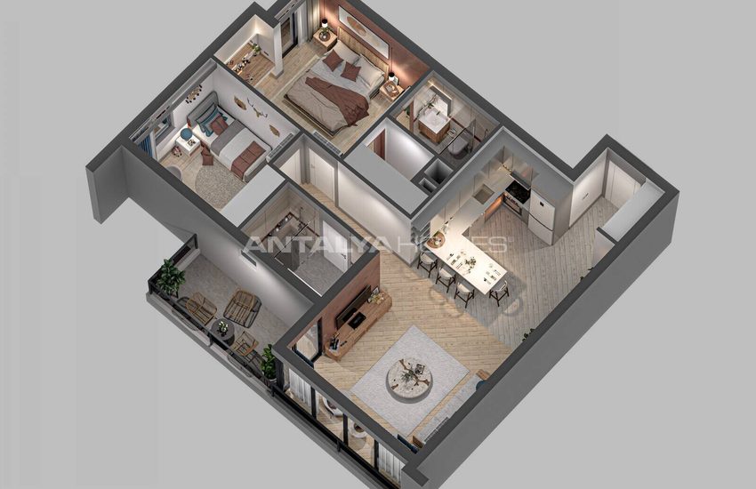 Immobiliers À Vendre Près Des Centres Commerciaux À Antalya 23