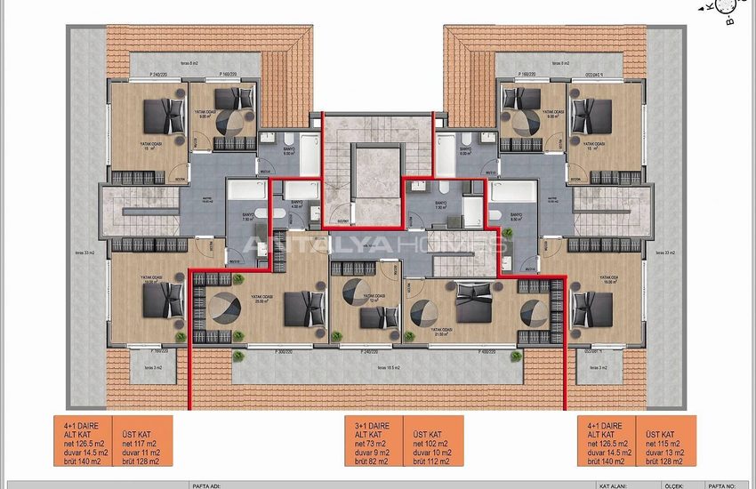 Nouveaux Immobiliers En Complexe Avec Piscine À Alanya 27