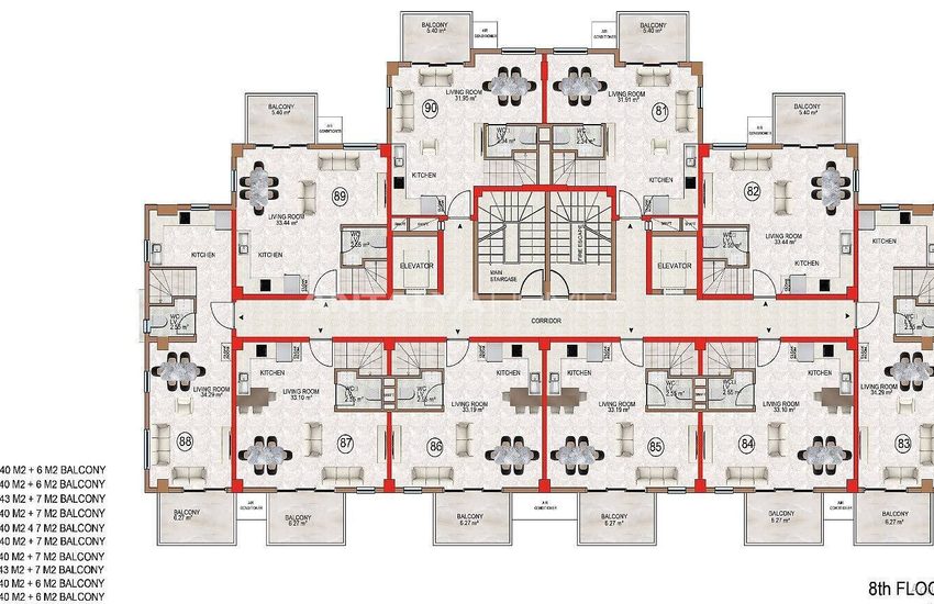 Moderne Appartementen Dicht Bij De Zee In Avsallar Alanya 31