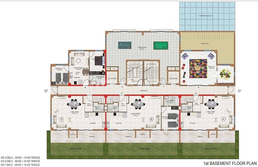 Moderne Appartementen Dicht Bij De Zee In Avsallar Alanya 29