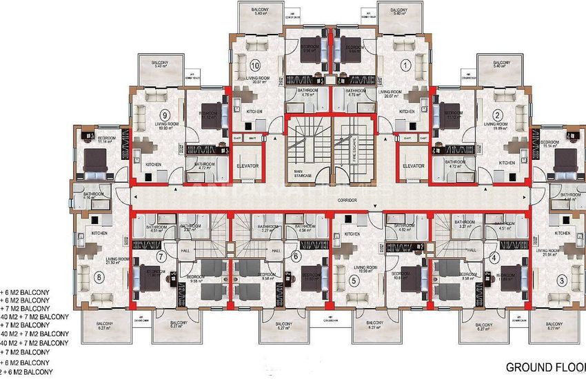 Moderne Appartementen Dicht Bij De Zee In Avsallar Alanya 30