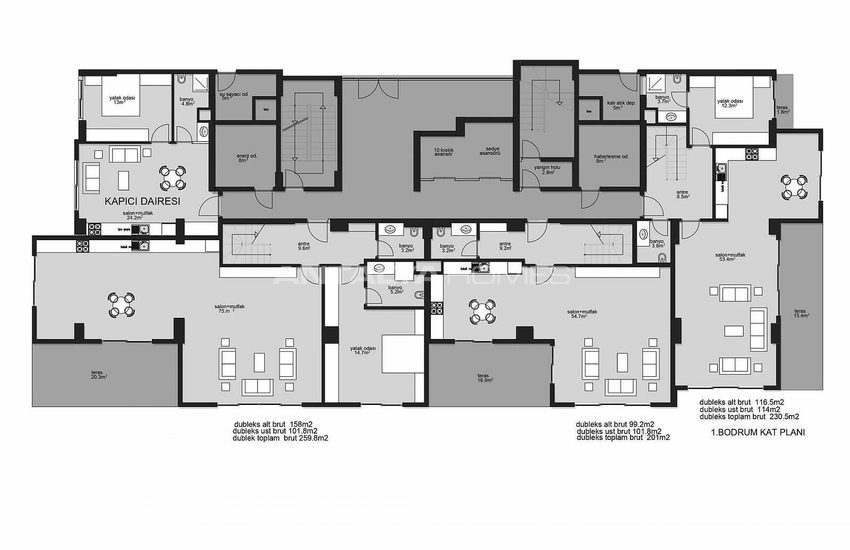 Immobilier Avec Piscines À Mahmutlar Alanya 18