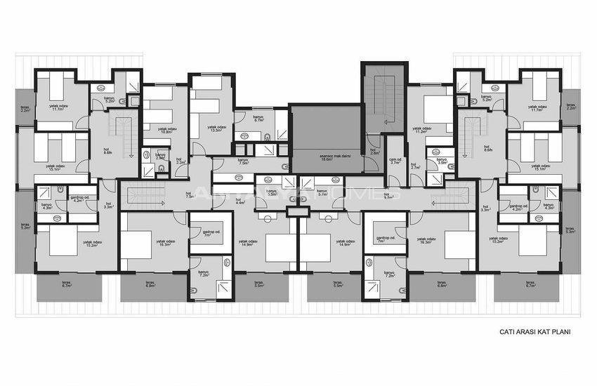 Immobilier Avec Piscines À Mahmutlar Alanya 23