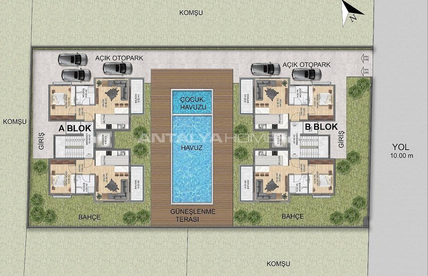 Luxe Appartementen In Een Project Met Zwembad In Belek Antalya 69