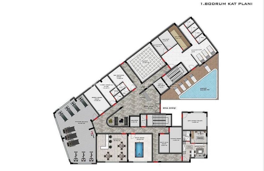 Alanya Avsallar'da Havuzlu Site İçinde Modern Daireler 8