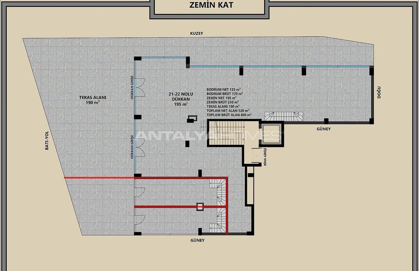 Antalya Muratpaşa'da Kapalı Otoparklı Projede Yeni Gayrimenkuller 28