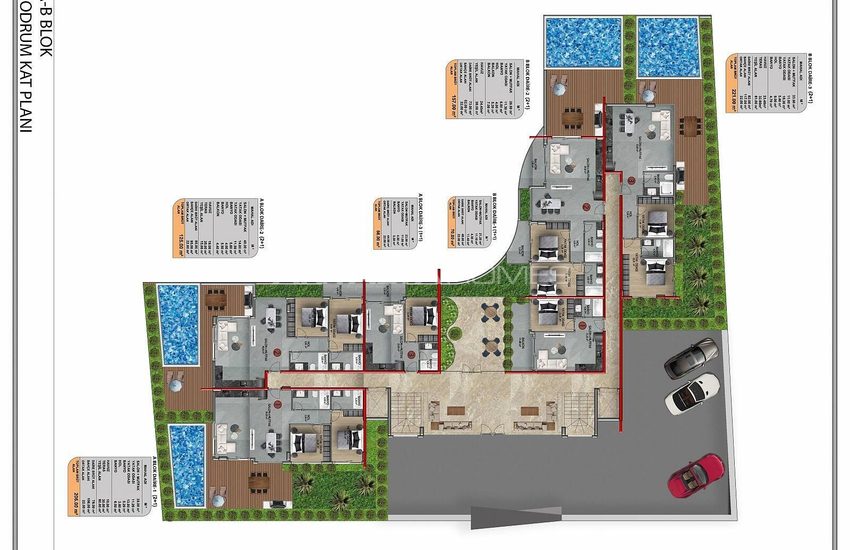 High Quality Apartments Close to the Sea in Alanya Kestel 25