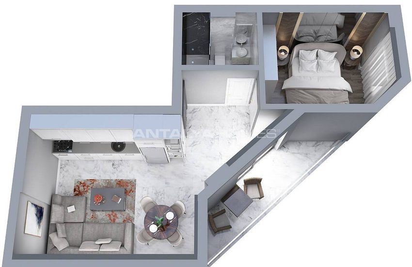Appartementen In Complex Met Sociale Voorzieningen In Alanya 25