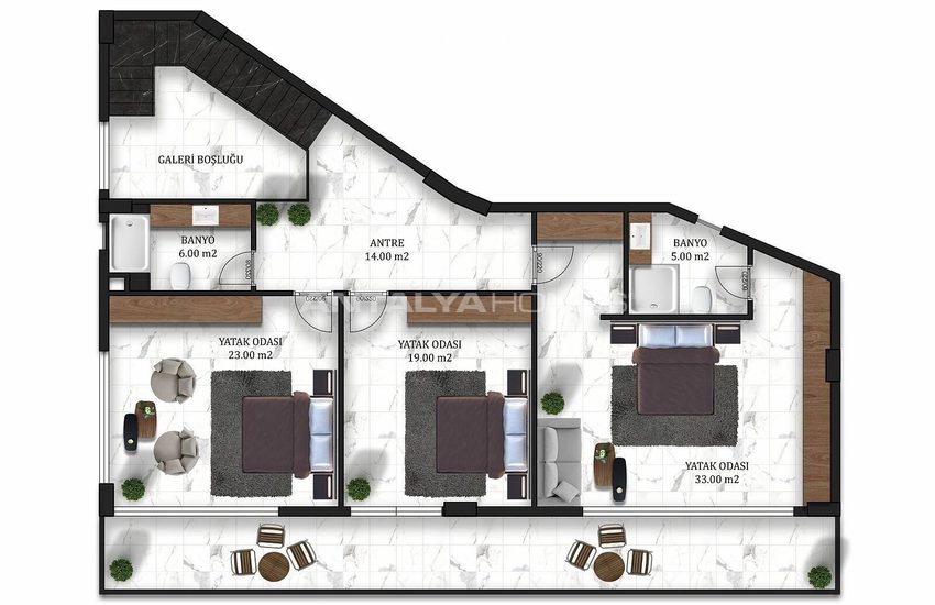 Luxe Villas with Private Gardens and Pools in Alanya 43