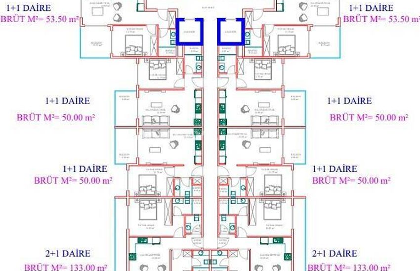 Stylish Sea and Nature View Flats in Oba, Alanya 38