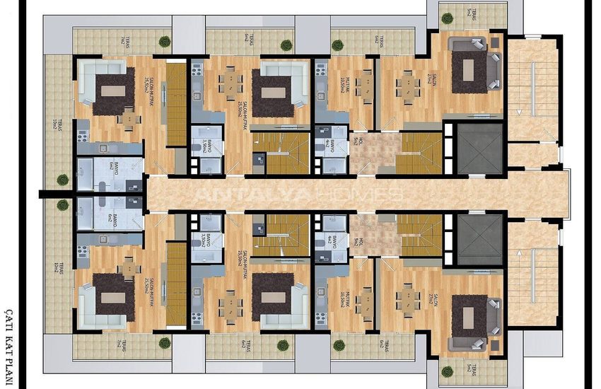Appartements Élégants À Investir À Mahmutlar Alanya 29