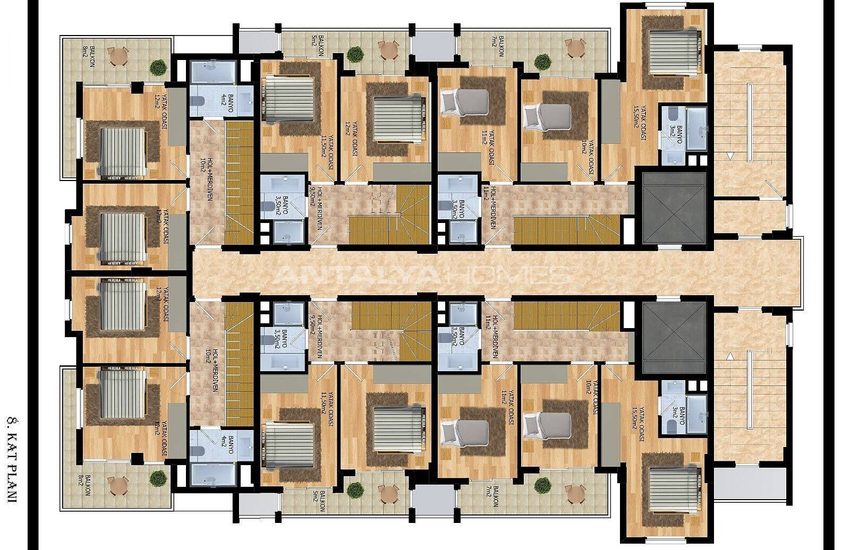 Appartements Élégants À Investir À Mahmutlar Alanya 30