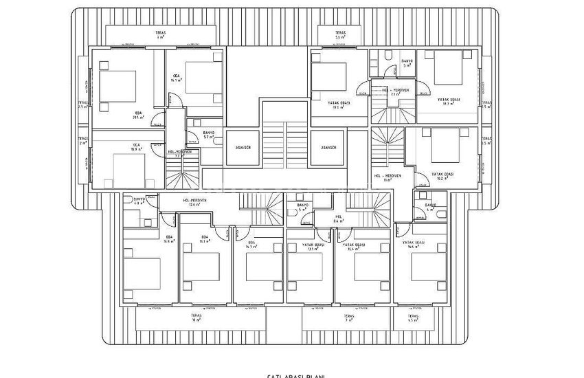 Appartementen In Project Met Sociale Voorzieningen In Alanya 27