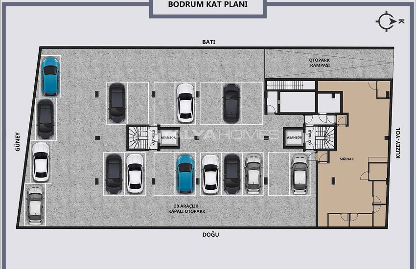 Appartements Dans Une Résidence Avec Parking À Muratpasa 25