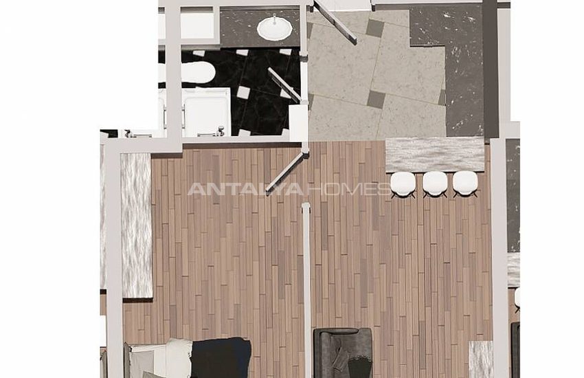 Apartments Near Sea in Complex with Car Park in Isiklar Antalya 24