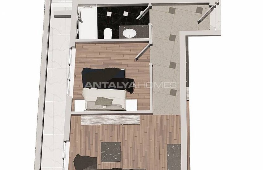 Apartments Near Sea in Complex with Car Park in Isiklar Antalya 26