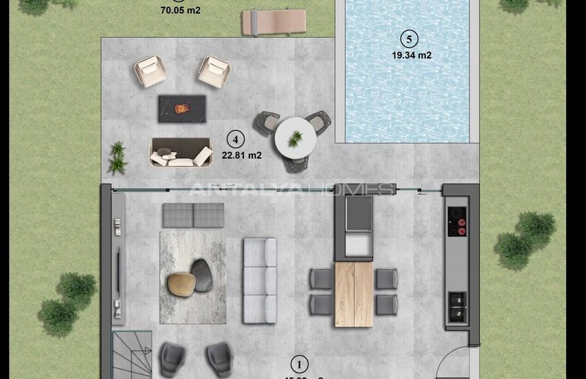 Luxe Detached Houses Within Walking Distance of the Sea in Alanya 38