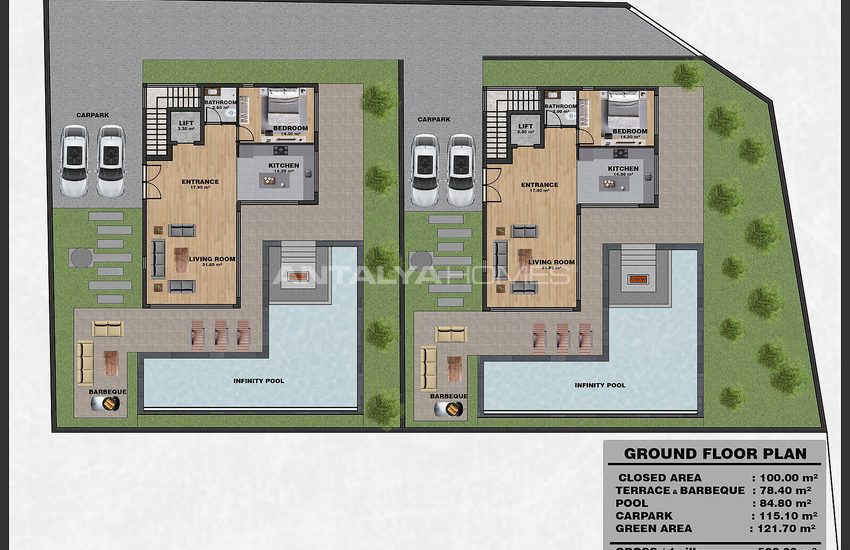 Elite Villas with Private Swimming Pools in Bektas Alanya 45